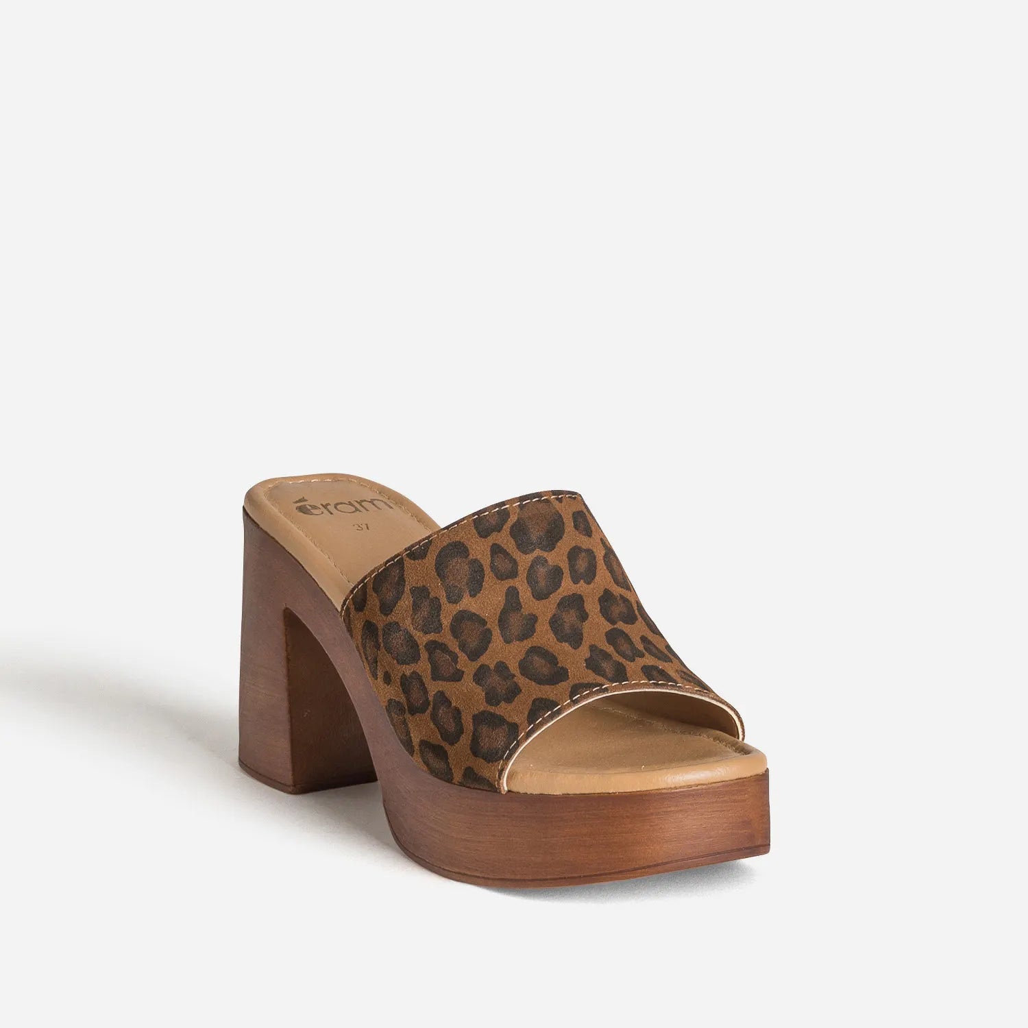 Zamirey - Sandalia con plataforma leopardo