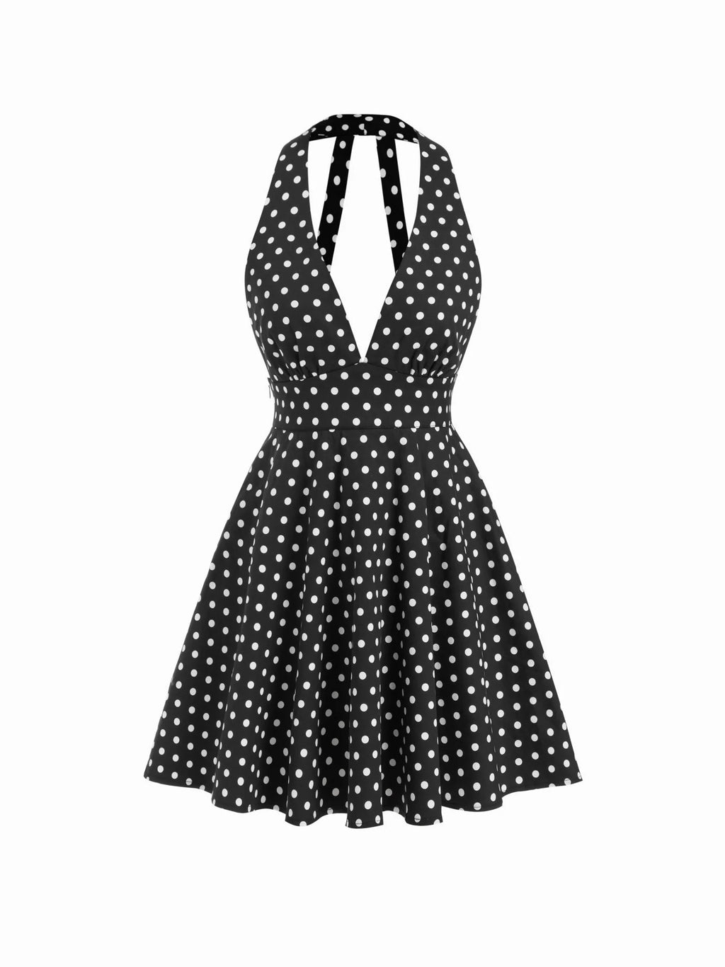 Sara- Vestido corto de lunares
