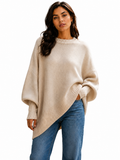 ELENA | Suéter poncho oversize de punto
