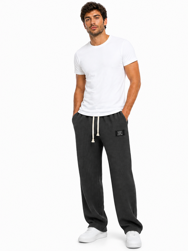 Zamirey- Pantalones de hombre de corte cómodo