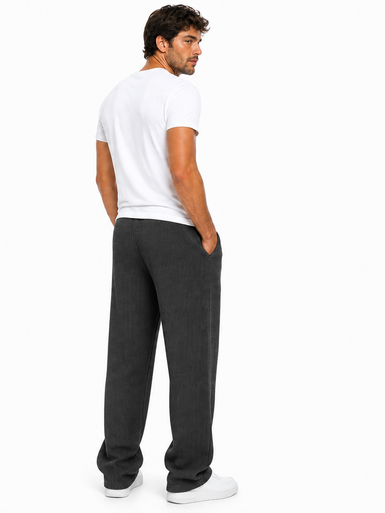 Zamirey- Pantalones de hombre de corte cómodo